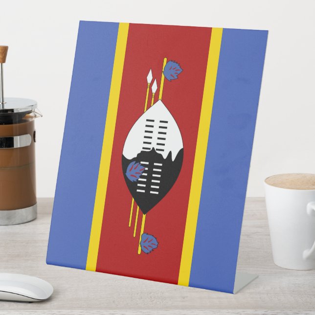 Expositor En L Bandera de Suazilandia (In Situ)