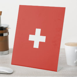 Expositor En L Bandera de Suiza