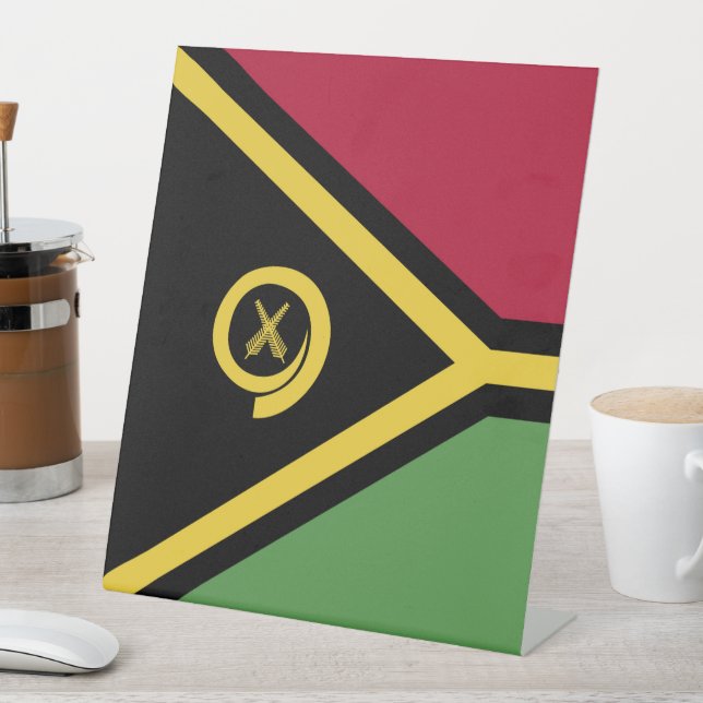 Expositor En L Bandera de Vanuatu (In Situ)