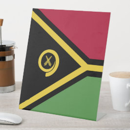 Expositor En L Bandera de Vanuatu