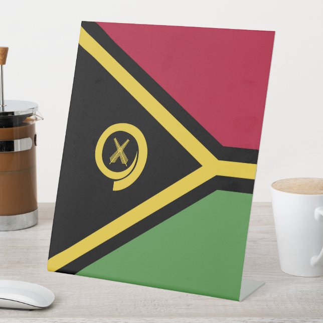 Expositor En L Bandera de Vanuatu (In Situ)