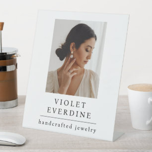 Expositor En L Banner de promoción del elegante diseñador de joya