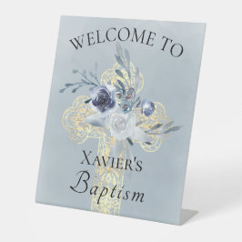 Expositor En L Baptism welcome sign