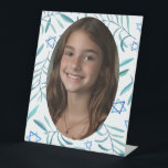 Expositor En L Bar Bat Mitzvah Boda judío Personalizado de Botáni<br><div class="desc">¡Perfecto personalizado para una mitzvah de murciélago, bar mitzvah u otra celebración judía! ¡La mano hizo arte acuarela para ti! ¡TODO PERSONALIZABLE! Haz clic en "Personalizar" para añadir tu propia foto. Haga clic en "editar usando la herramienta de diseño" para agregar texto, colores y colocaciones. Consulta mi tienda para ver...</div>