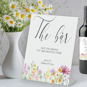 Expositor En L Bar Boda Wildflower Meadow