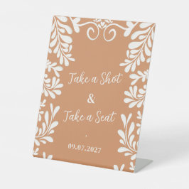 Expositor En L Bar de Bodas Talavera Take A Shot & Take A Seat