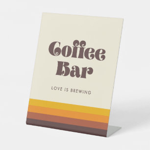 Expositor En L Bar de café de mediados del siglo XX retro