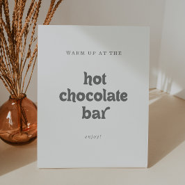 Expositor En L Bar de Chocolate Caliente Simple Formal