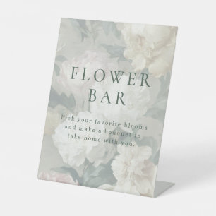 Expositor En L Bar de flores Elegante ducha de novia floral vinta