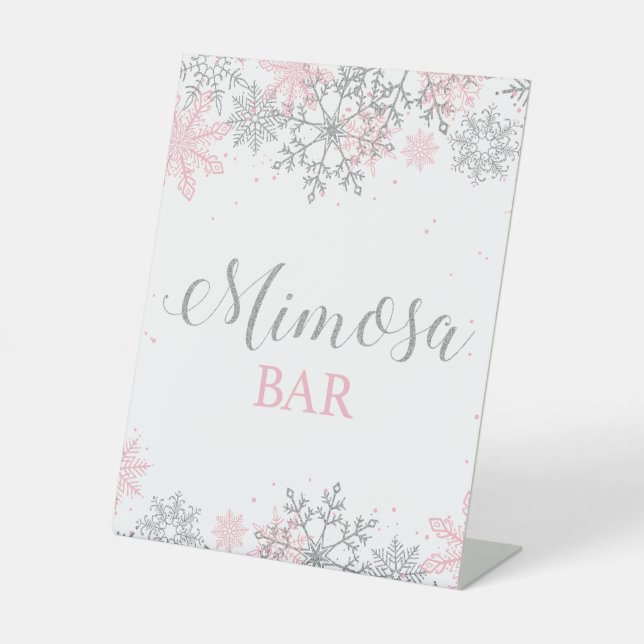 Expositor En L Bar de Mimosa de Winter Onederland (Anverso)