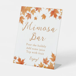 Expositor En L Bar de Mimosa para Despedida de Soltera de Otoño