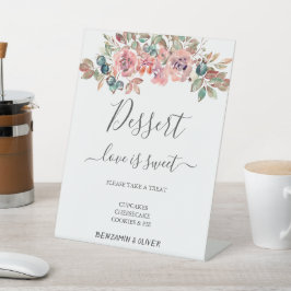 Expositor En L Bar de postres boda Amor Personalizado Dusty