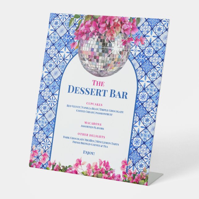 Expositor En L Bar de Postres Mamma Mia (Anverso)