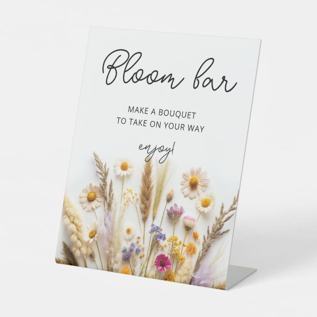 Expositor En L Bar Floral Boho Bloom (Anverso)