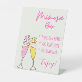 Expositor En L Bar Mimosa y Bubbly