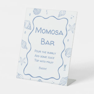 Expositor En L Bar Momosa en la costa de Seashells