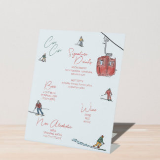 Expositor En L Barra de bebidas acuáticas de esquí