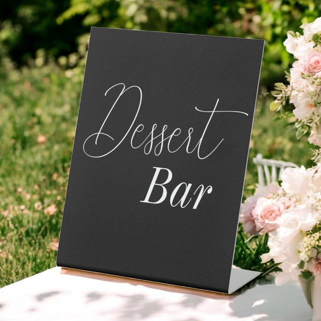 Expositor En L Barra de postres Boda blanco negro (Subido por el creador)