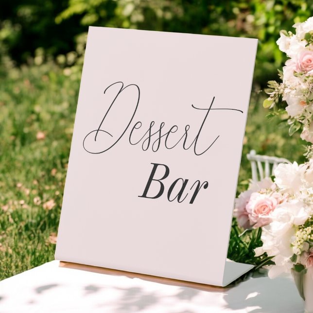 Expositor En L Barra de Postres para Fiesta de Boda Rosa  (Subido por el creador)