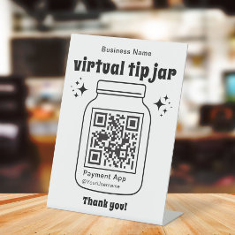 Expositor En L Barra de sugerencias virtual con código QR