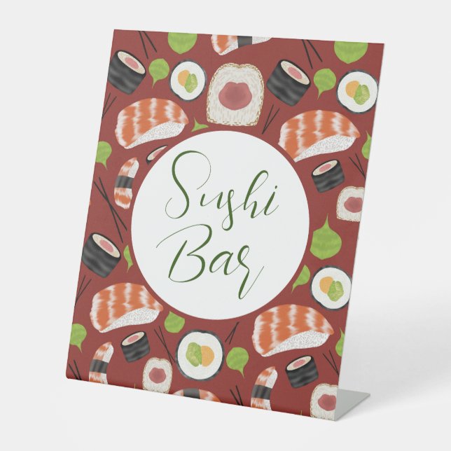 Expositor En L Barra de sushi (Anverso)