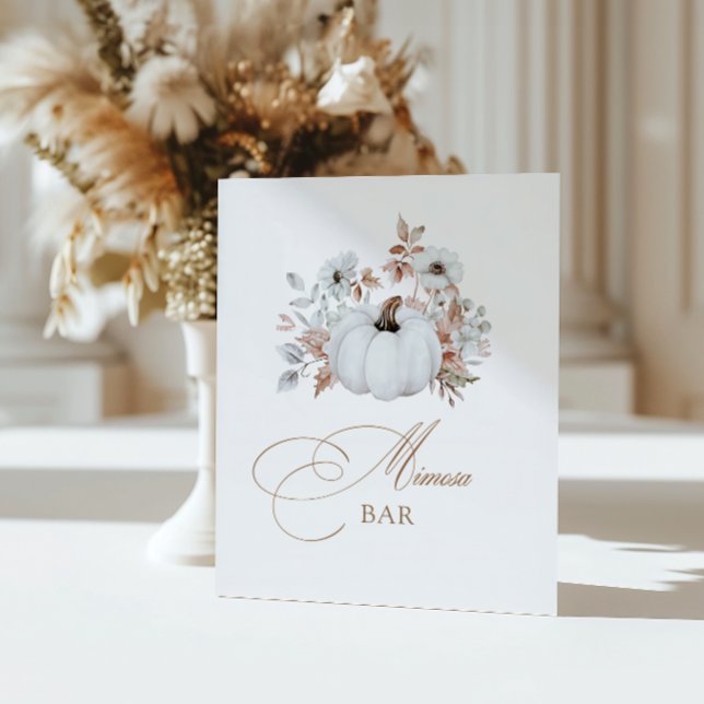 Expositor En L Barra Mimosa de calabaza blanca otoño (Subido por el creador)