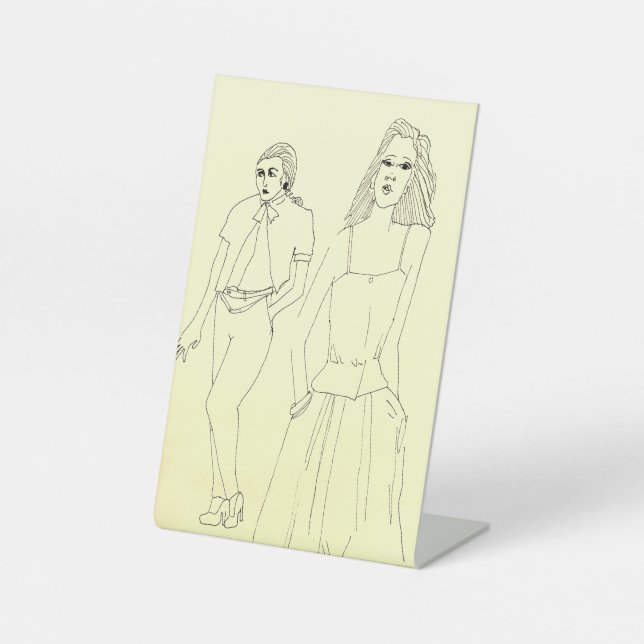 Expositor En L Base de moda de Bassie (Anverso)