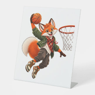 Expositor En L Basketball Dunk Fox Sports Desk Art Display