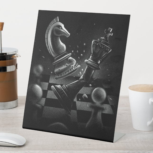 Expositor En L Batalla dramática de ajedrez - Caballero vs. cabal (In Situ)