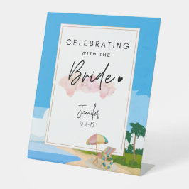 Expositor En L Beach Bachelorette | Fiesta Hens personalizado