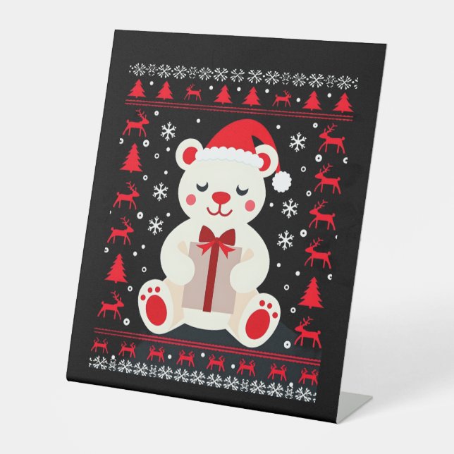 Expositor En L Bear Christmas Christmas (1) (Anverso)