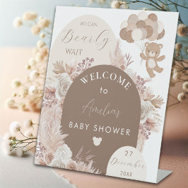 Expositor En L Bearly Wait Neutral Teddy Bear Boho