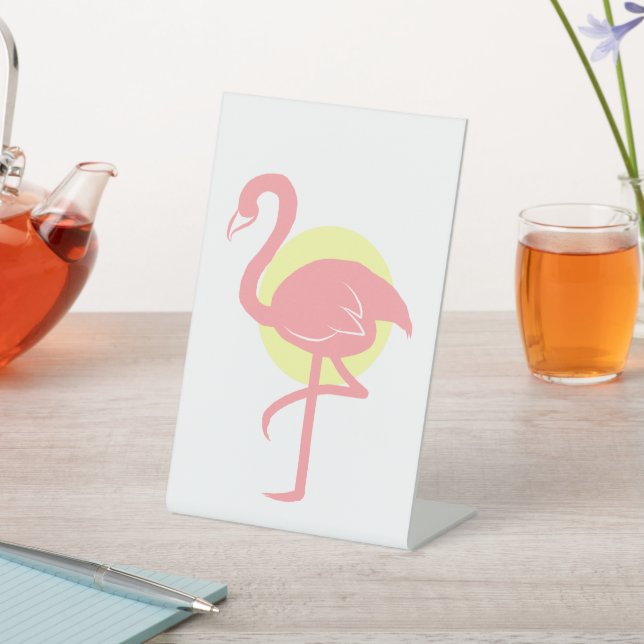 Expositor En L Beauty Flamingo Pedestal (In Situ)