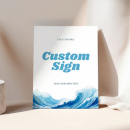 Expositor En L Bebé a bordo del Rótulo Baby Shower