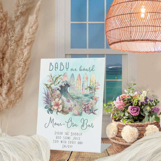 Expositor En L Bebé a bordo del Tropical Surfing Mom-Osa Bar (Subido por el creador)