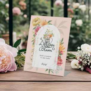 Expositor En L Bebé en Bloom Floral Garden Flower Bar Baby Shower