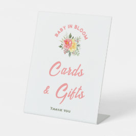 Expositor En L Bebé en el Rótulo de tarjetas de Baby Shower y reg