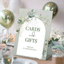 Expositor En L Bebé en tarjetas y regalos botánicos de eucalipto