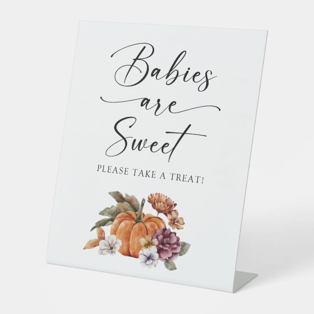 Expositor En L Bebés de Otoño Son Dulces (Anverso)