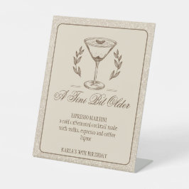 Expositor En L Bebida de firma Espresso Martini