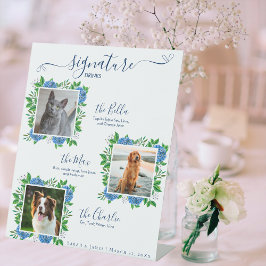 Expositor En L Bebida Personalizada Bodas Hydrangeas 3 Foto Masco