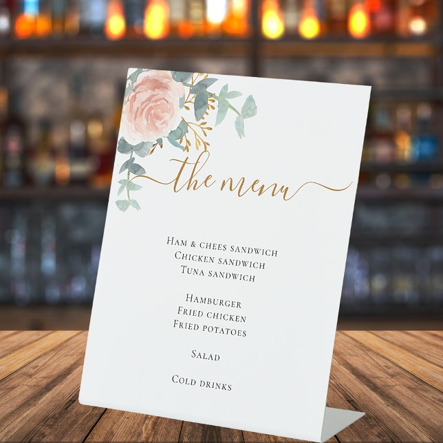 Expositor En L Bebidas alimenticias a la carta de eucaliptos flor (Subido por el creador)
