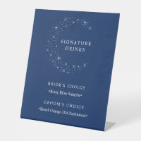 Bebidas con Boda celestial elegante de la luna