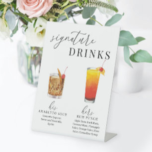 Expositor En L Bebidas de color acuático moderno y elegante
