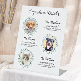 Expositor En L Bebidas de firma personalizadas 3 Bodas de Mascota