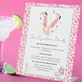 Expositor En L Bebidas Destacadas Botas de Vaquero y Bridal Burbu
