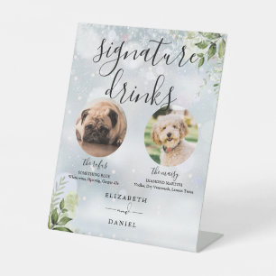 Expositor En L Bebidas Signature Perro Mascota Vegetación Inverna