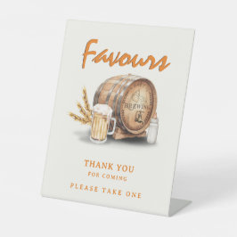 Expositor En L Beer Diaper Baby Shower Favores Gracias