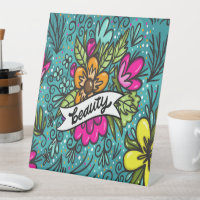 Belleza de Cojín decorativo con flores
