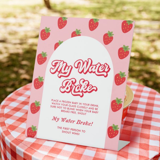Expositor En L Berry Sweet Baby Shower Game My Water Broke (Subido por el creador)